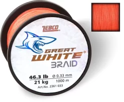 ZEBCO Great White Braid - Geflochtene Schnur - Orange -Sportfischen 23610334e9hxKSKYOIMk 1280x1280