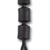AQUANTIC 5-fach Edelstahl Trolling-Wirbel Schwarz