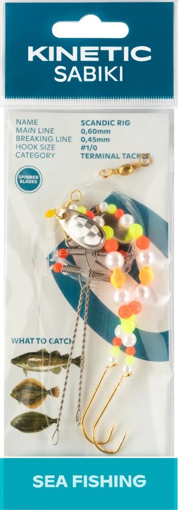 Kinetic Sabiki Scandic - Vorfach 1 Kinetic Sabiki Scandic - Vorfach