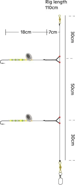 Kinetic Sabiki Scandic - Vorfach 7 Kinetic Sabiki Scandic - Vorfach -Sportfischen F172 193 039 4 766607 1280x1280