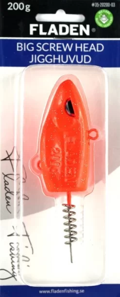 FLADEN Jig Head Mit Bait Screw -Sportfischen Fladen Big Screw Head Red 200gGmStj6w5DmRFK 1280x1280