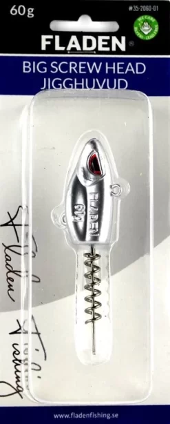 FLADEN Jig Head Mit Bait Screw -Sportfischen Fladen Big Screw Head Silver 60goCpgxaU1guCTM 1280x1280