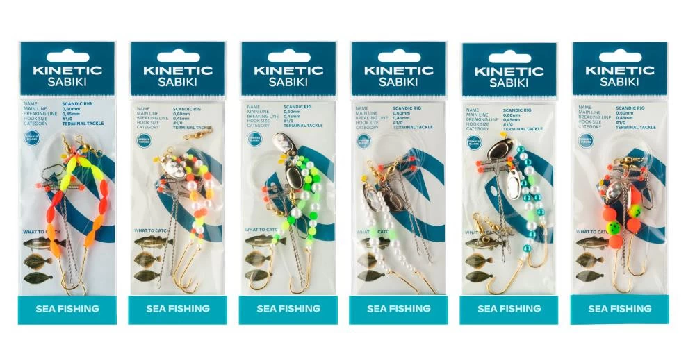 Kinetic Sabiki Scandic - Vorfach 2 Kinetic Sabiki Scandic - Vorfach – Bild 2