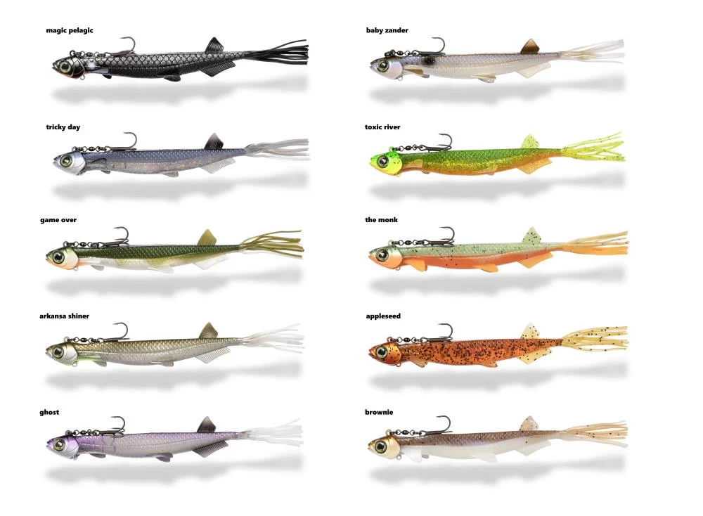 Quantum Pelagic Shad Set Hairy-Tail - Gummifisch 4 Quantum Pelagic Shad Set Hairy-Tail - Gummifisch – Bild 4